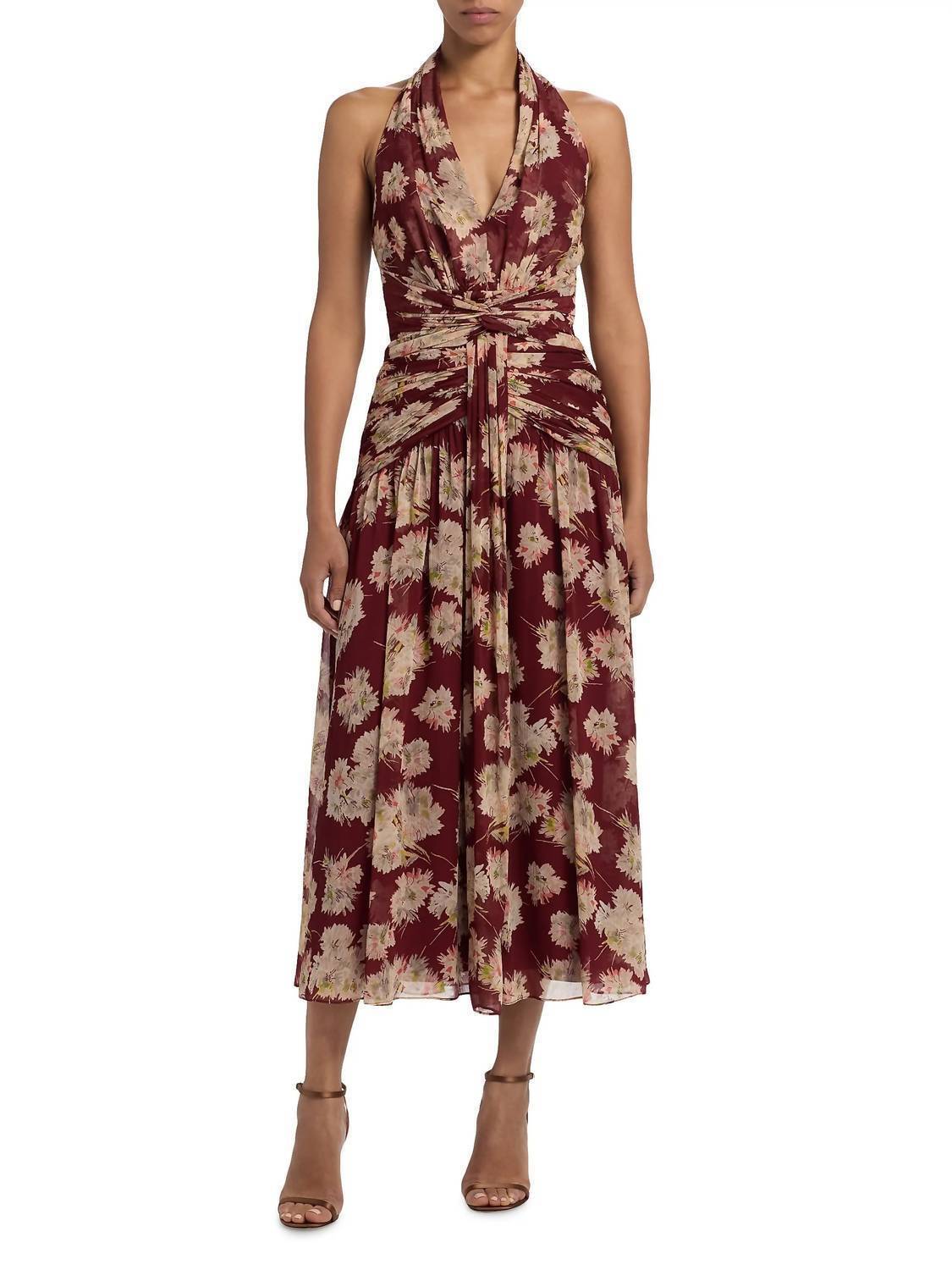 New Cinq A Sept Jelica Dress In Rasp Bouquet